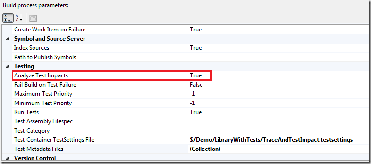VSTS 2010: Enabling Test Impact Analysis