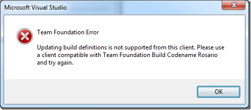 TFS 2010 Beta 2 – Upgrading Builds from TFS 2008