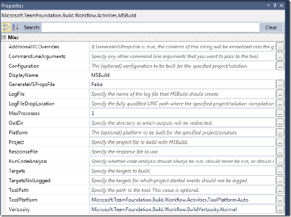 Executing legacy MSBuild scripts in TFS 2010 Build