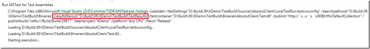 Speed up loading of test results from builds in Visual Studio