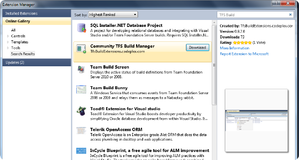 Introducing: Community TFS Build Manager