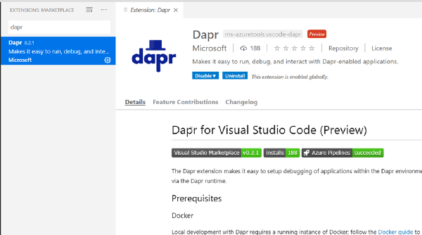 Debugging Dapr applications with Visual Studio Code